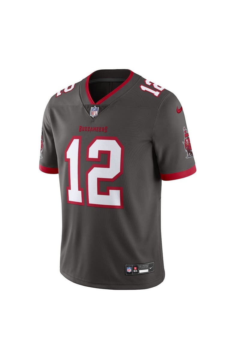 Nike Men's Nike Tom Brady Pewter Tampa Bay Buccaneers Alternate Vapor Untouchable Limited Jersey, Alternate, color, 