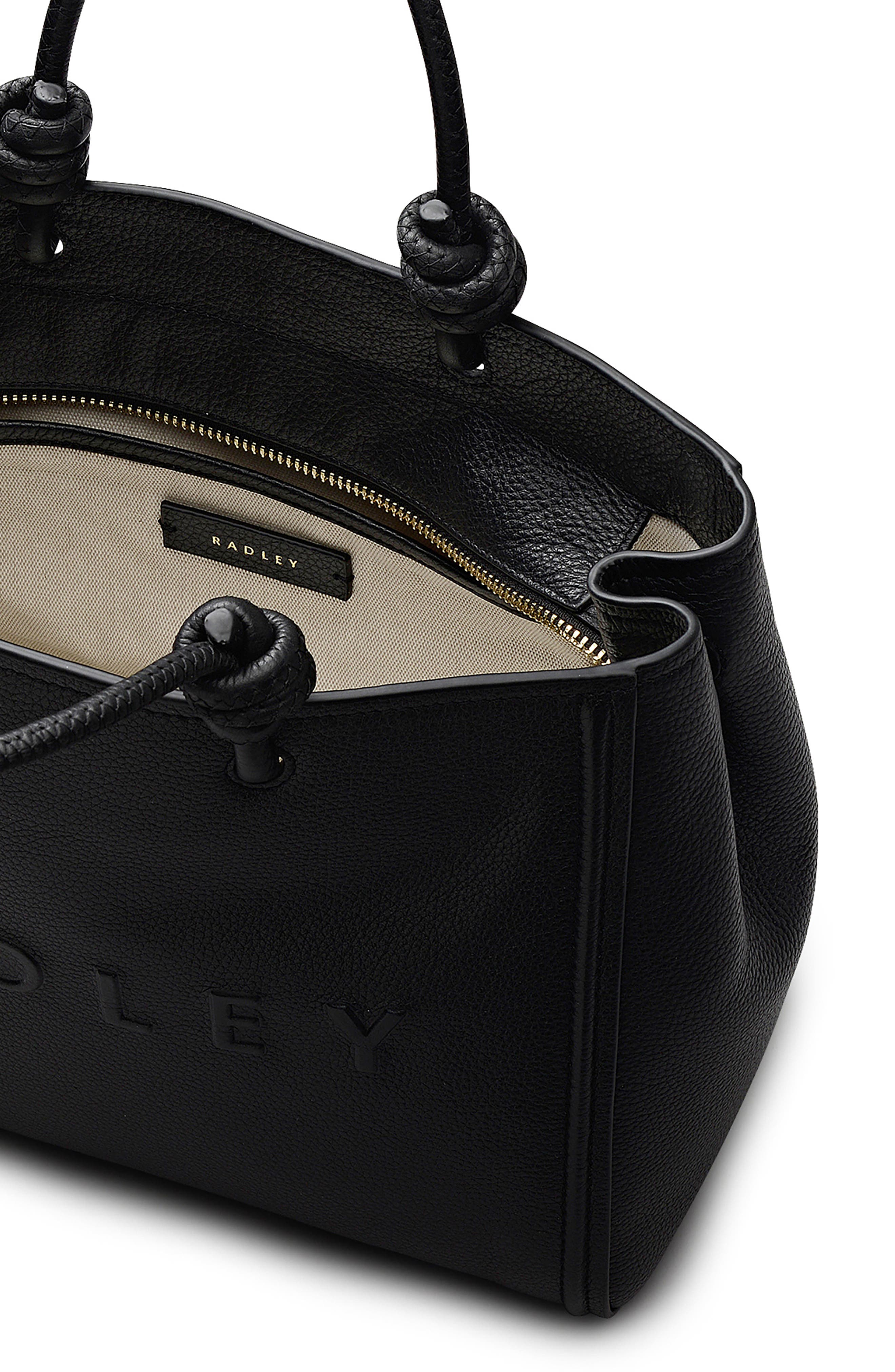 Ridgeway Gardens Medium Satchel, Alternate, color, BLACK