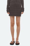 Helmut Lang Cable Knit Miniskirt