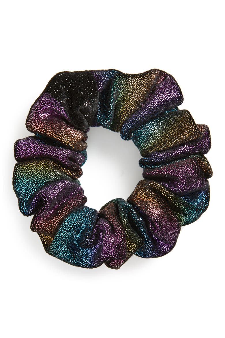 Metallic Ombre Scrunchie, Main, color, MULTI