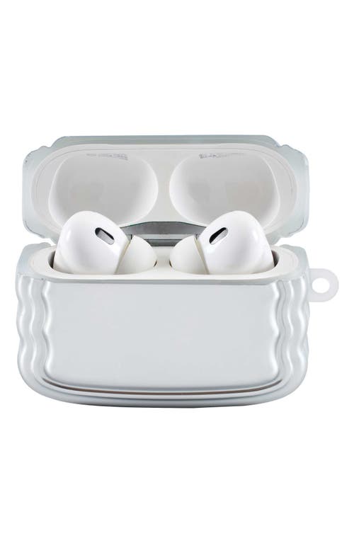 Auramma Wavy Airpods Pro 2 Case In Silver