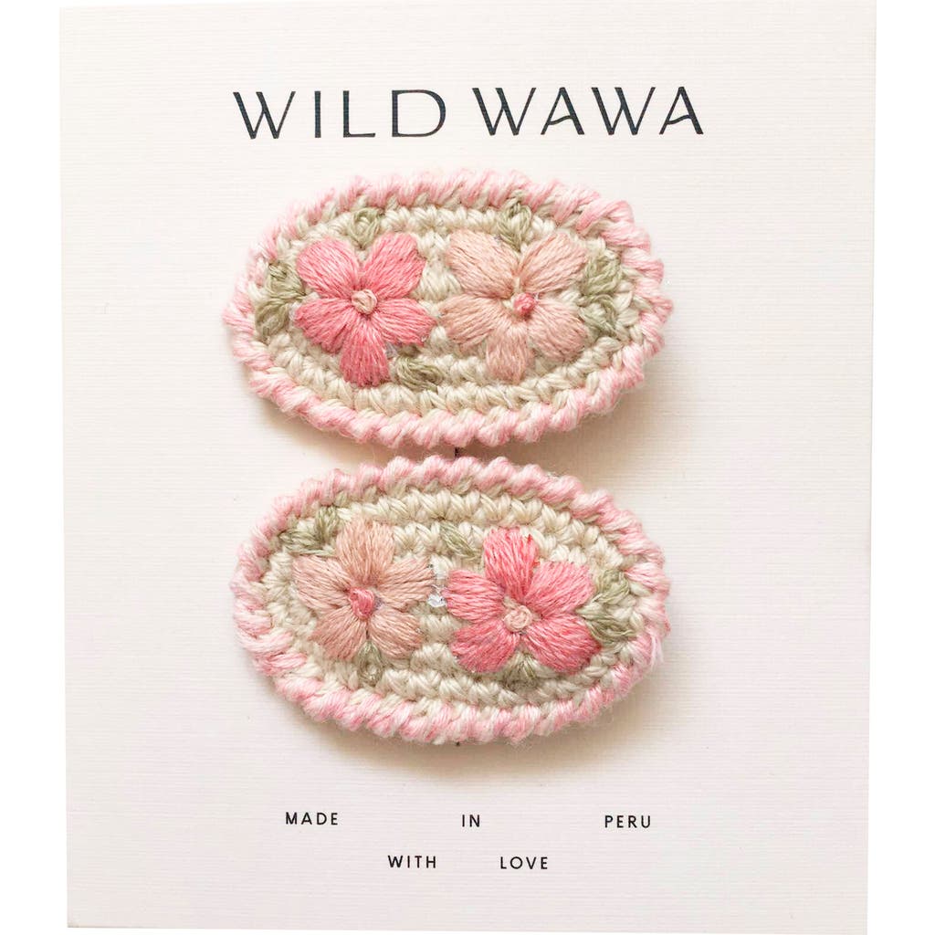 Wild Wawa Crochet Clip Set