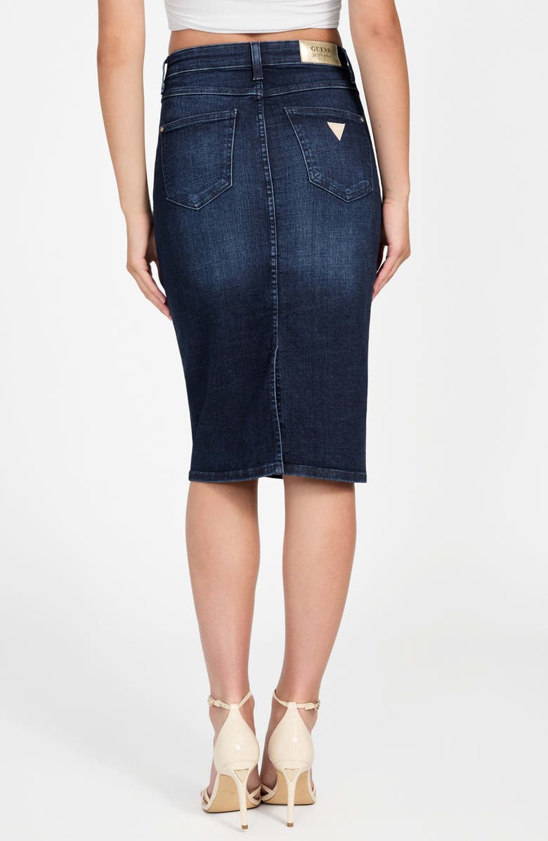 GUESS Riley Denim Skirt, Alternate, color, 