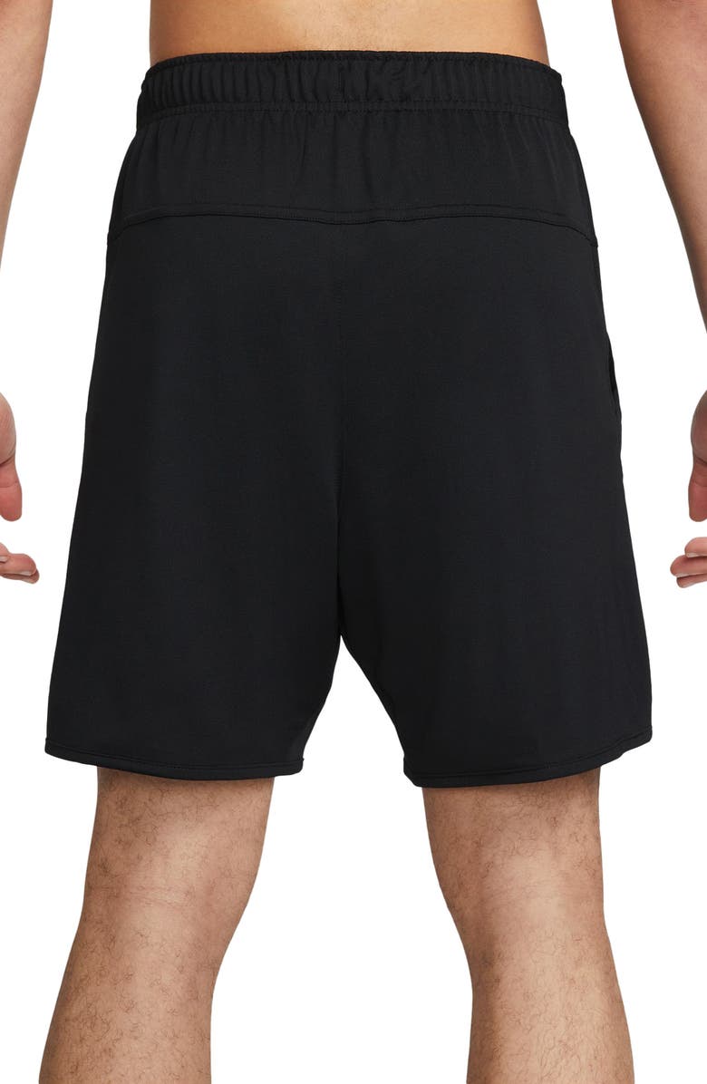 Nike Dri-FIT 7-Inch Brief Lined Versatile Shorts, Alternate, color, Black/ Iron Grey/ White