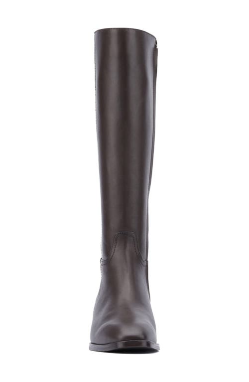 Aquatalia Ricarda Weatherproof Knee High Boot In Brown