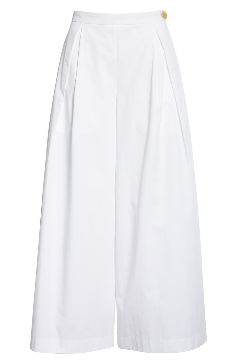 Vince Pleated Cotton Culottes, Alternate, color, 