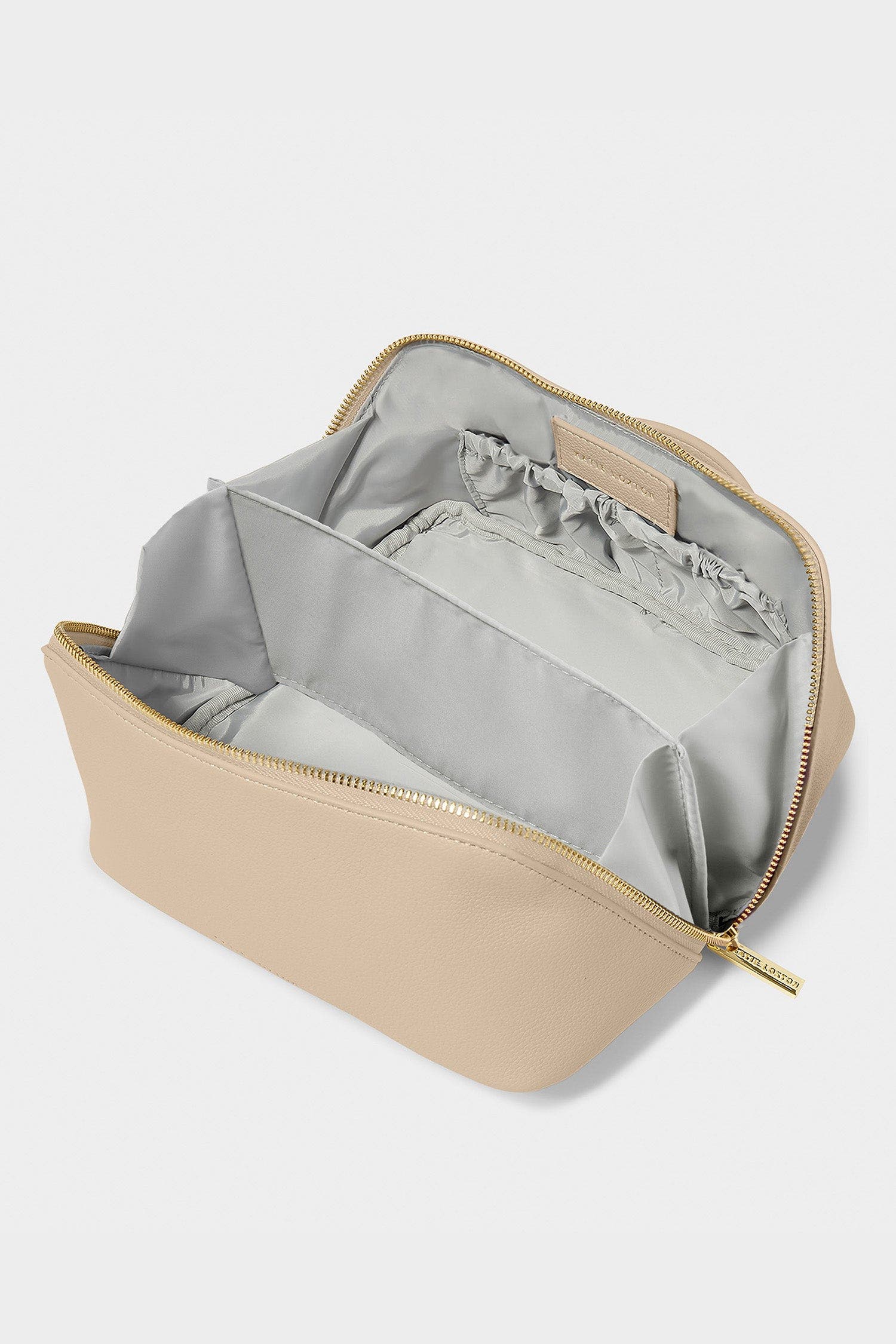Medium Make Up and Toiletry Bag, Alternate, color, Light Taupe