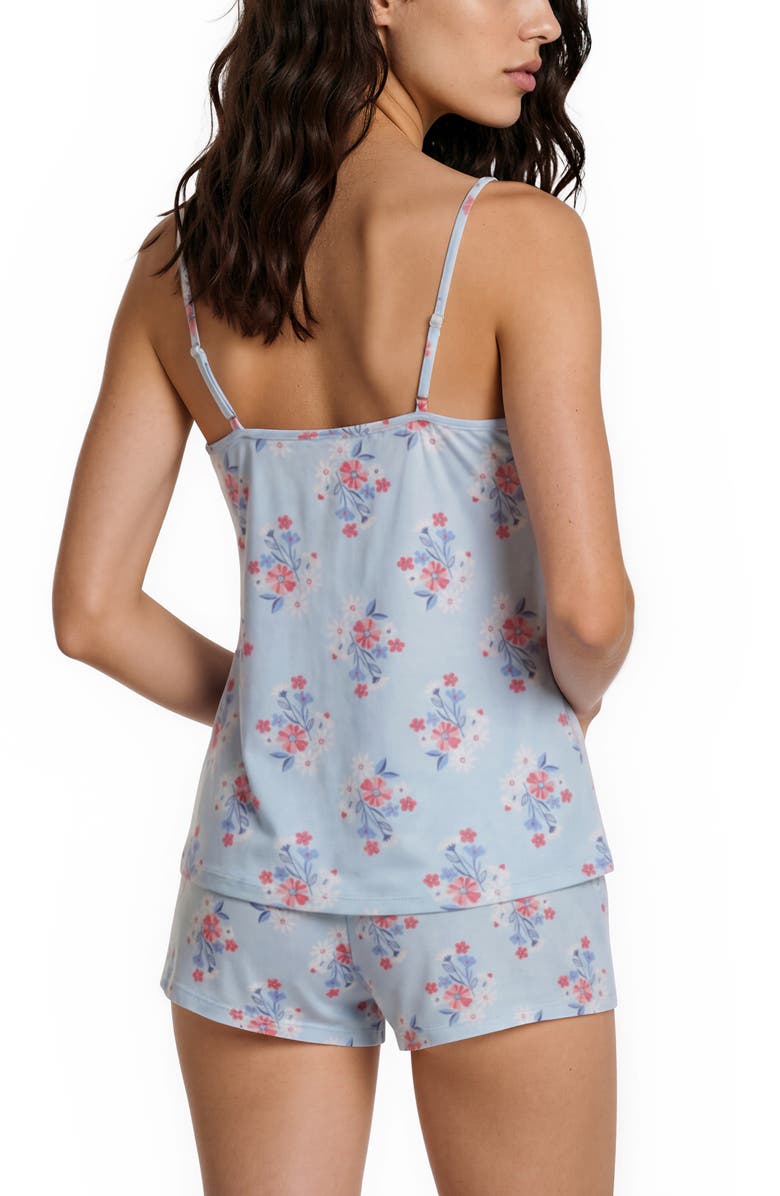 Flora By Flora Nikrooz Stacy 4-Piece Pajama Set, Alternate, color, Light Blue