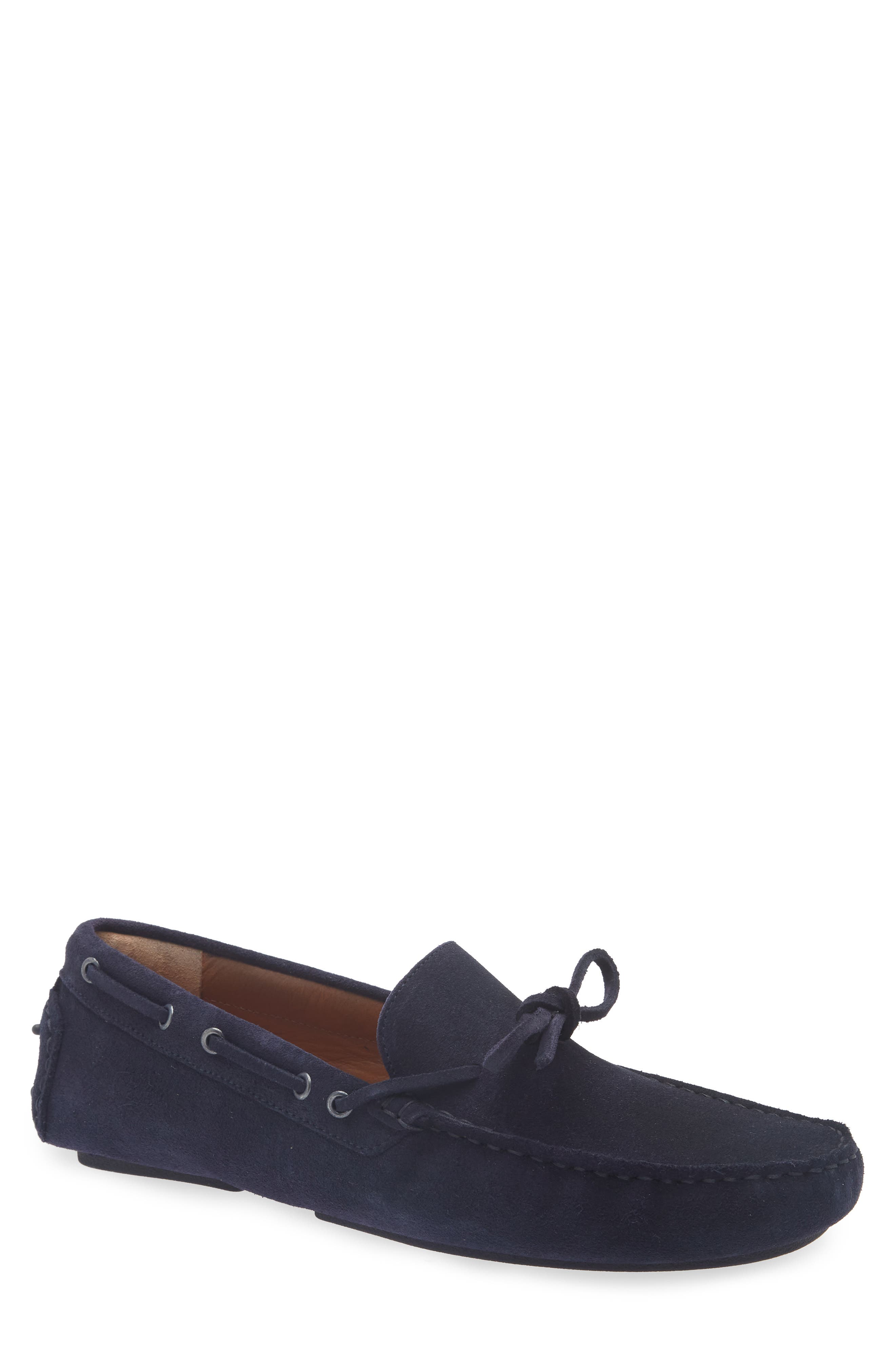 DARK BLUE SUEDE