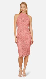 Yumi Lace Halter Neck Dress