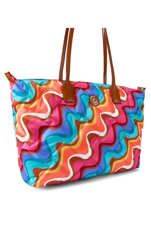 Kurt Geiger London Recycled Shopper Bag In Multi Swirl