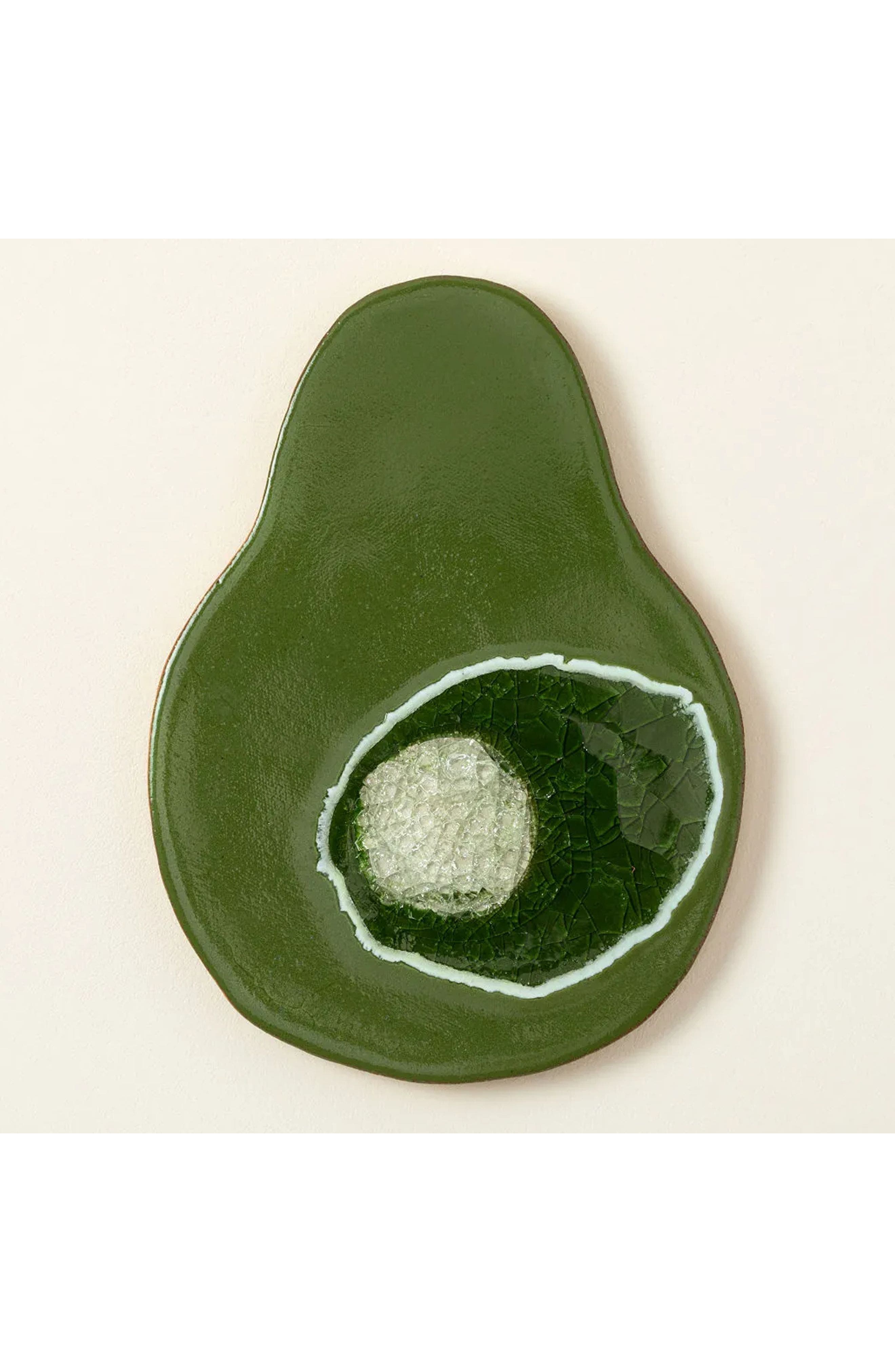 Fruitful Trivet & Server by Dock 6 Pottery in Avocado Green 