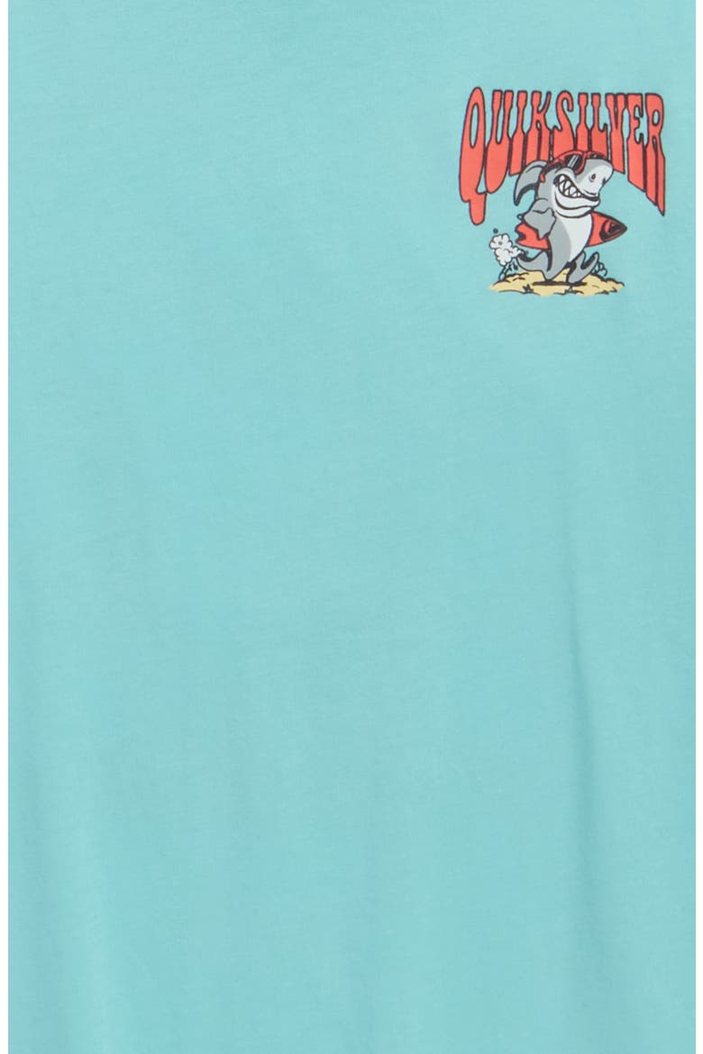 Kids' Shark Run Graphic Cotton T-Shirt, Alternate, color, ANGEL BLUE