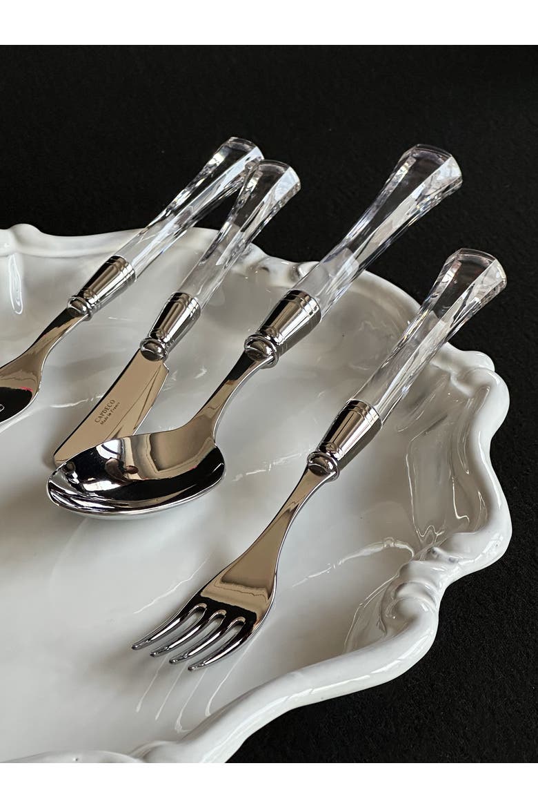 Venus - 5 Piece Place Setting, Alternate, color, Crystal