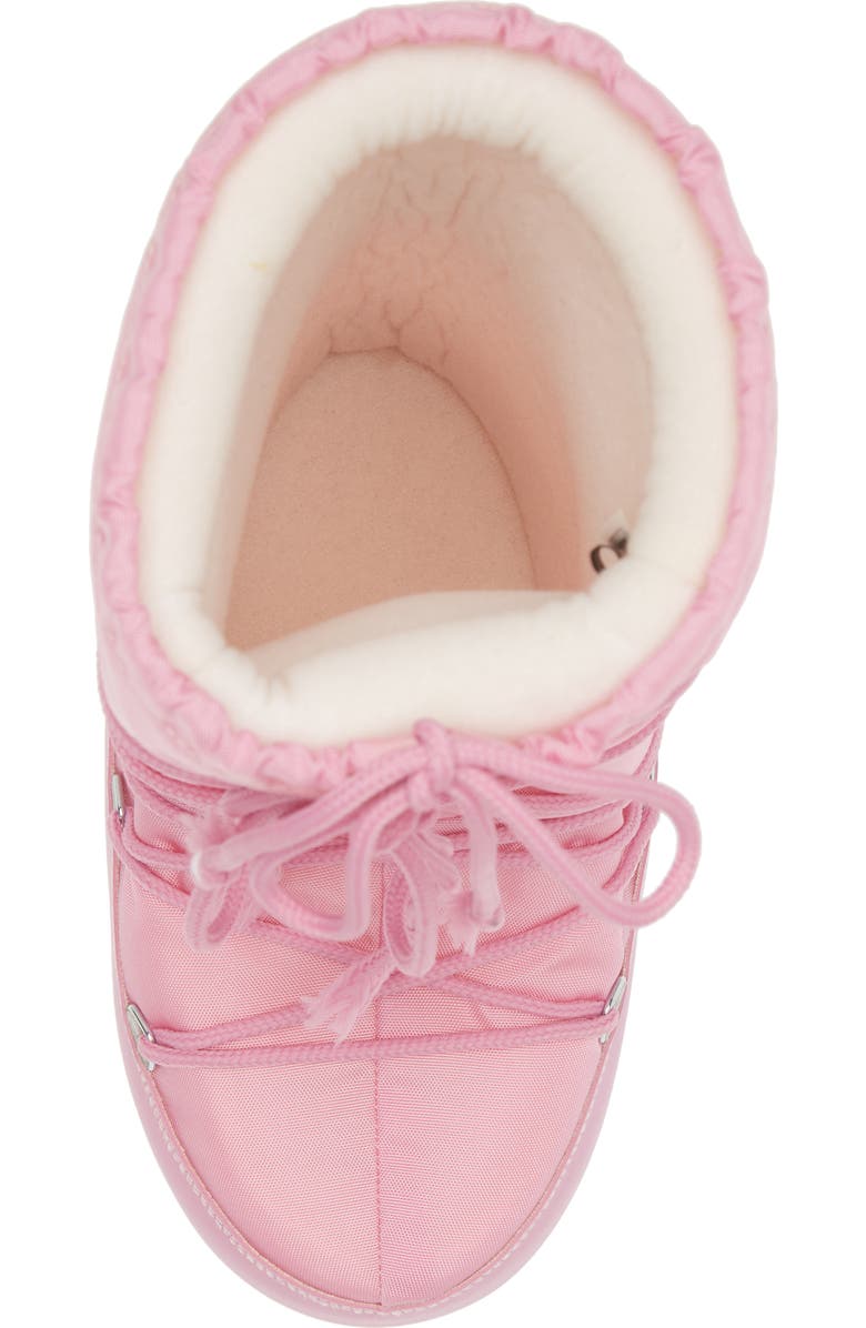 Moon Boot<sup>®</sup> Kids' Icon Water Repellent Moon Boot<sup>®</sup>, Alternate, color, Pink