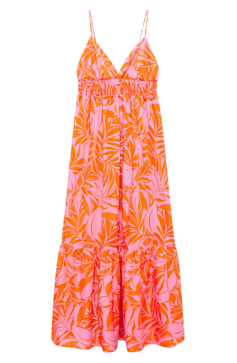 MANGO Carina Sundress, Alternate, color, Orange