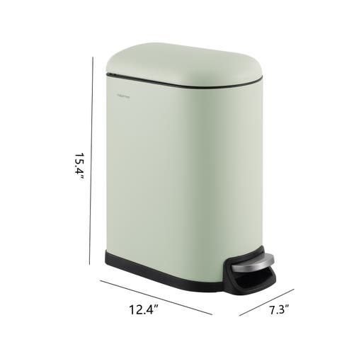 Happimess Roland Mini 2.6-gallon Step-open Trash Can In Pistachio Gereen