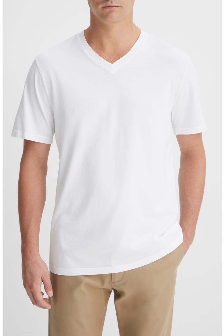 Vince Regular Fit Garment Dyed V-Neck T-Shirt (Men) | Nordstrom