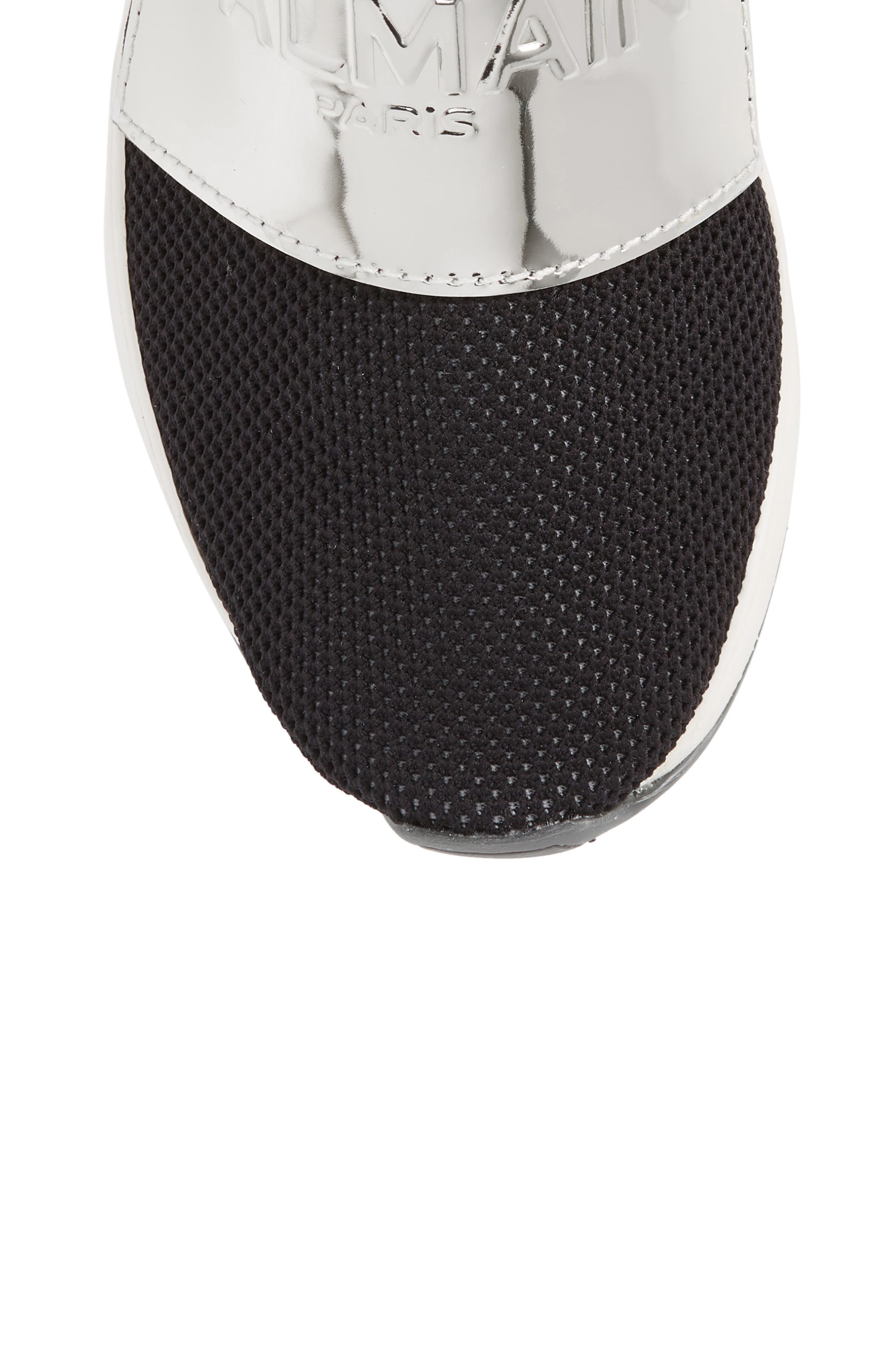 Balmain Cameron Knit Sneaker Boot, Alternate, color, 