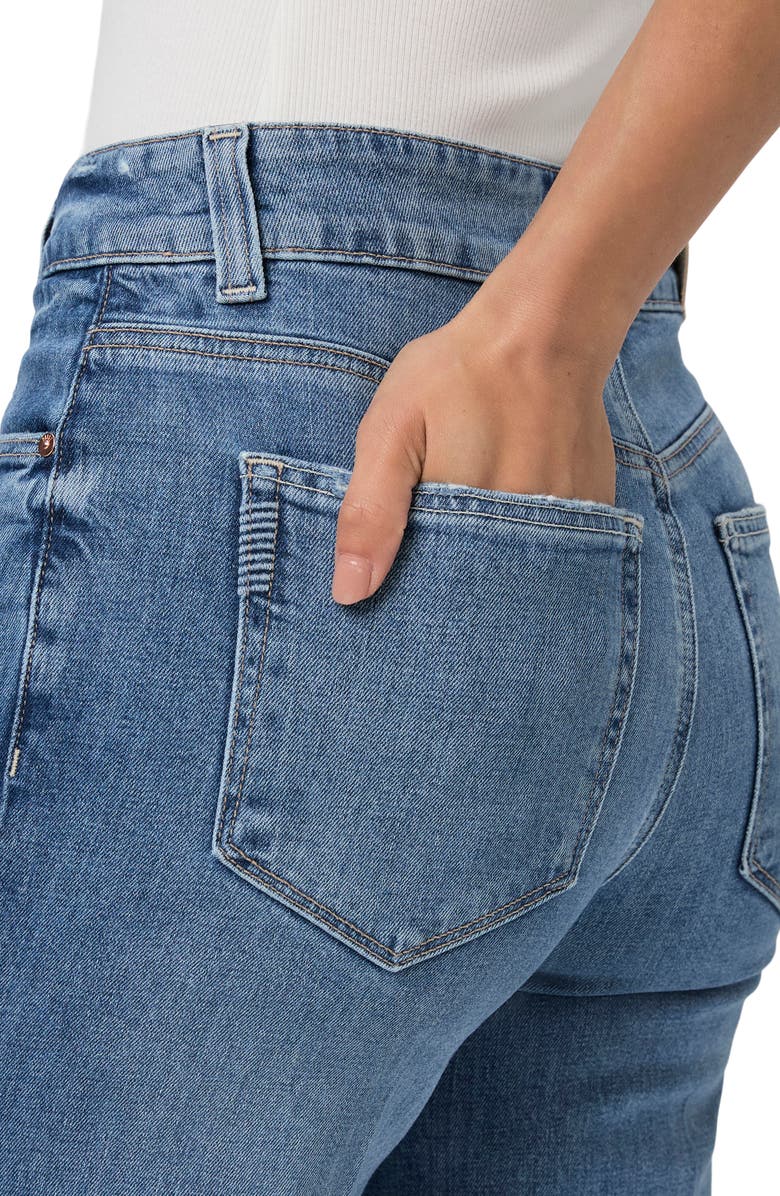 PAIGE Sasha Cuffed High Waist Ankle Wide Leg Jeans, Alternate, color, 