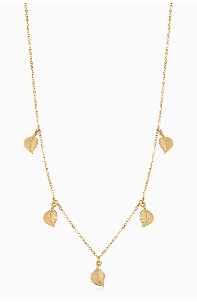 Oradina 14K Yellow Gold New Beginnings Station Choker, Main, color, Yellow Gold