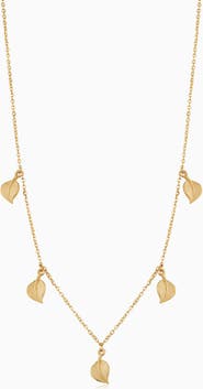 Oradina 14K Yellow Gold New Beginnings Station Choker