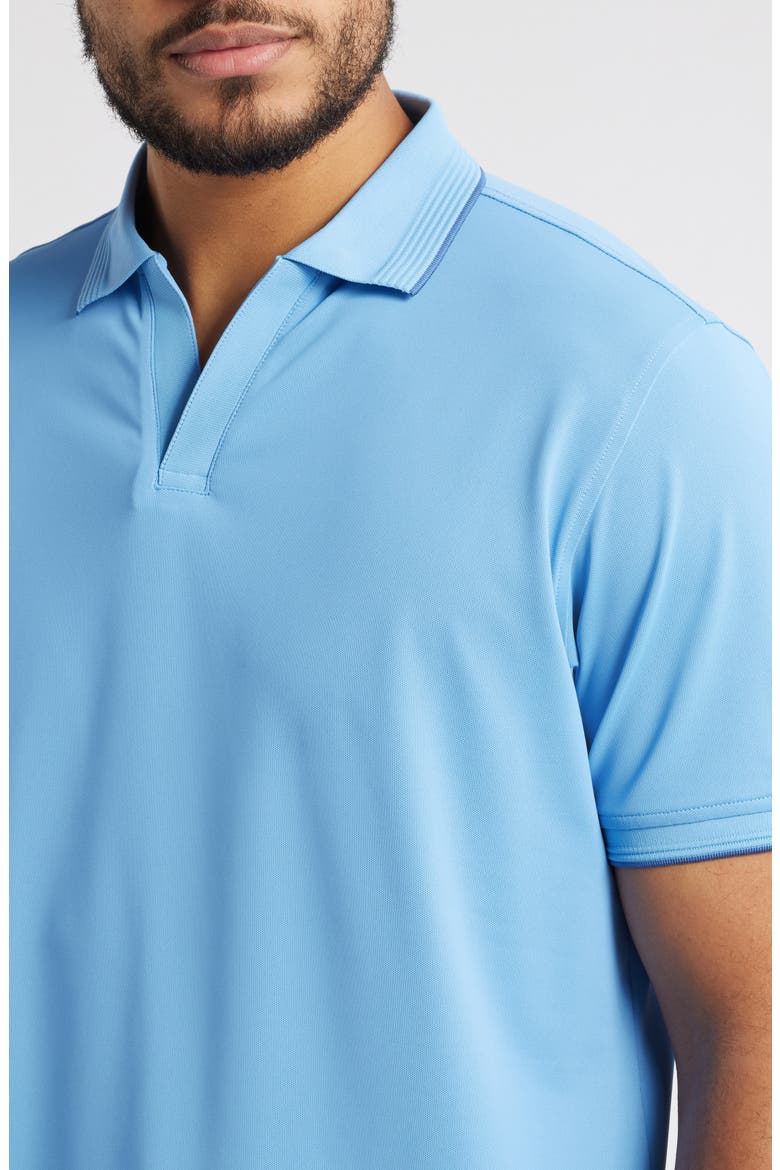 Crown Crafted Mesh Performance Polo, Alternate, color, FOUNTAIN BLUE