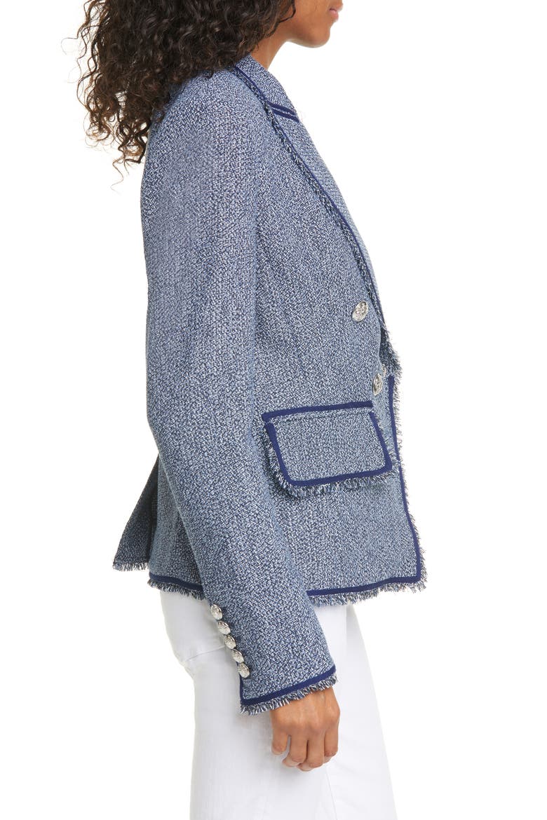 Frisco Tweed Jacket, Alternate, color, NAVY