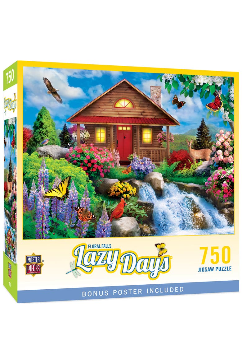 Floral Falls 750 Piece Jigsaw Puzzle, Main, color, Multicolor