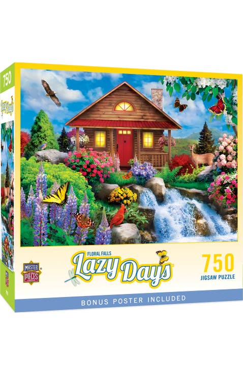 Floral Falls 750 Piece Jigsaw Puzzle