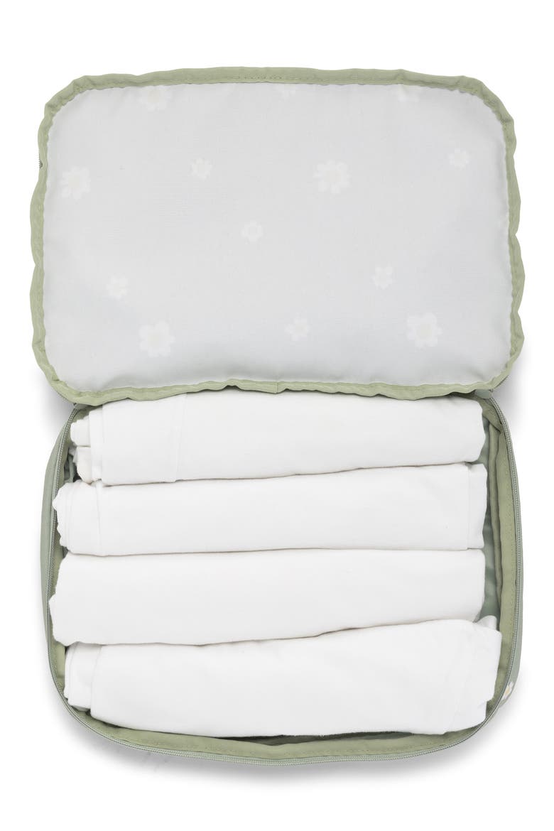 Medium 2-Piece Compression Packing Cube Set, Alternate, color, DAISY