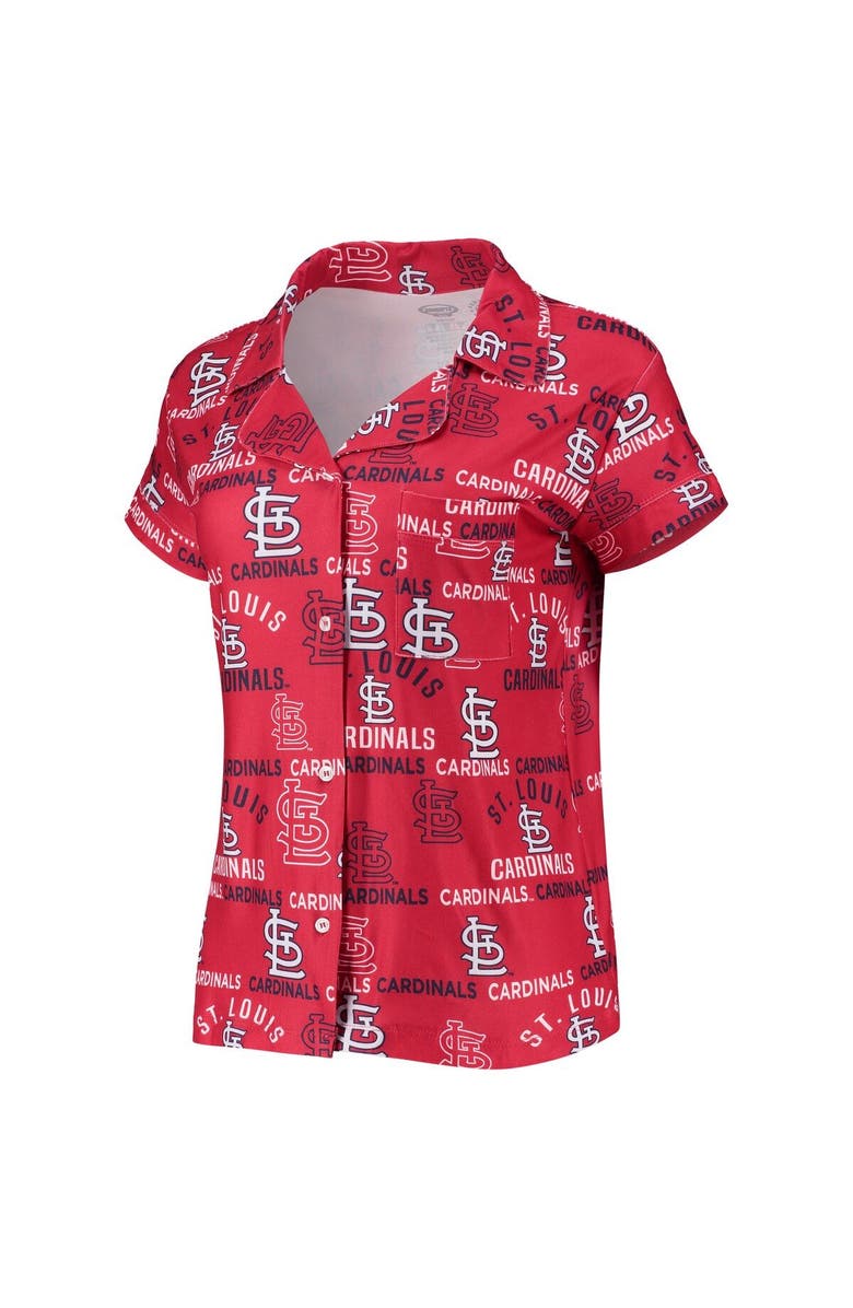 CONCEPTS SPORT Women's Concepts Sport Red St. Louis Cardinals Flagship Allover Print Top & Shorts Sleep Set, Alternate, color, Red