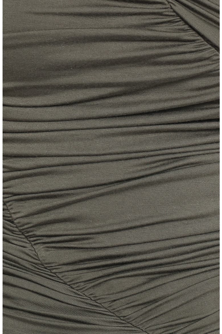 Phelps Ruched One-Shoulder Top, Alternate, color, OLIVE