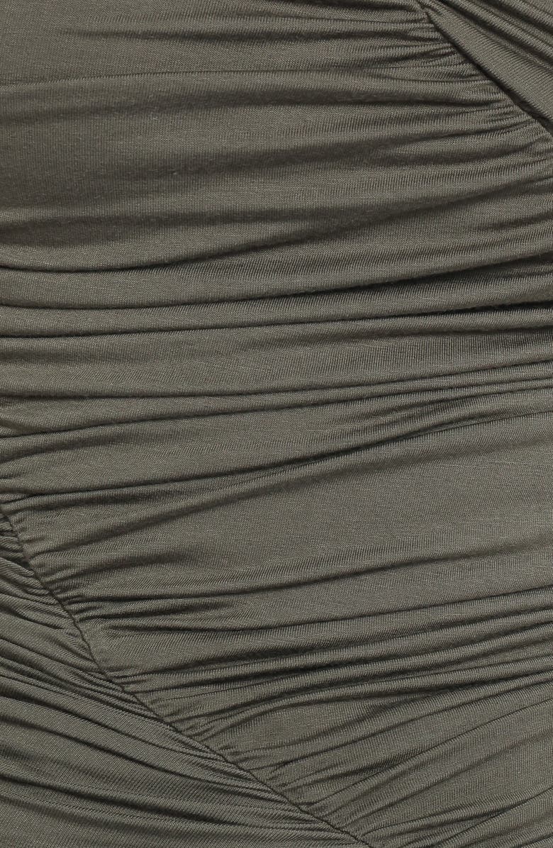 Petal & Pup Phelps Ruched One-Shoulder Top, Alternate, color, Olive