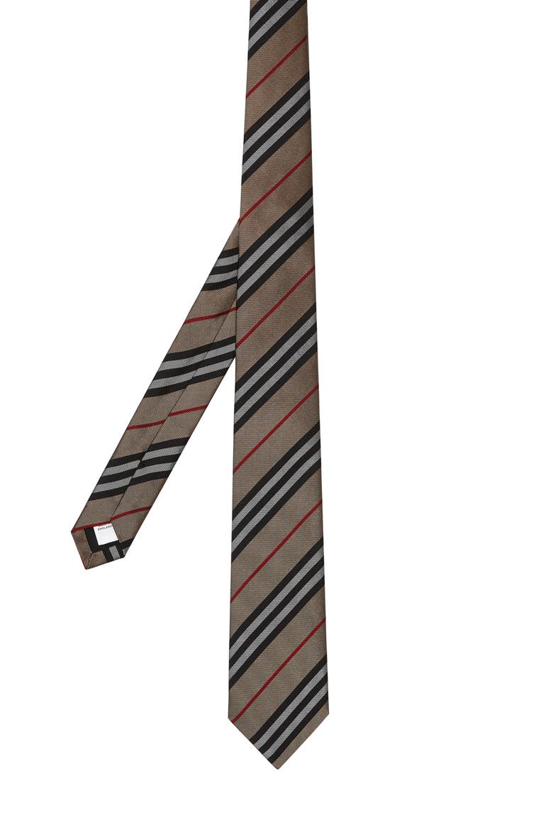 Manston Check Silk Tie, Alternate, color, ARCHIVE BEIGE