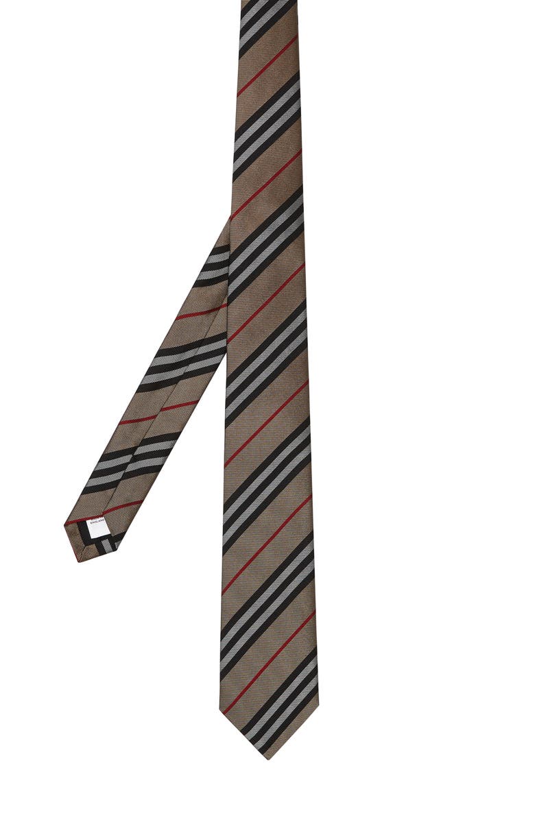 Burberry Manston Check Silk Tie, Alternate, color,