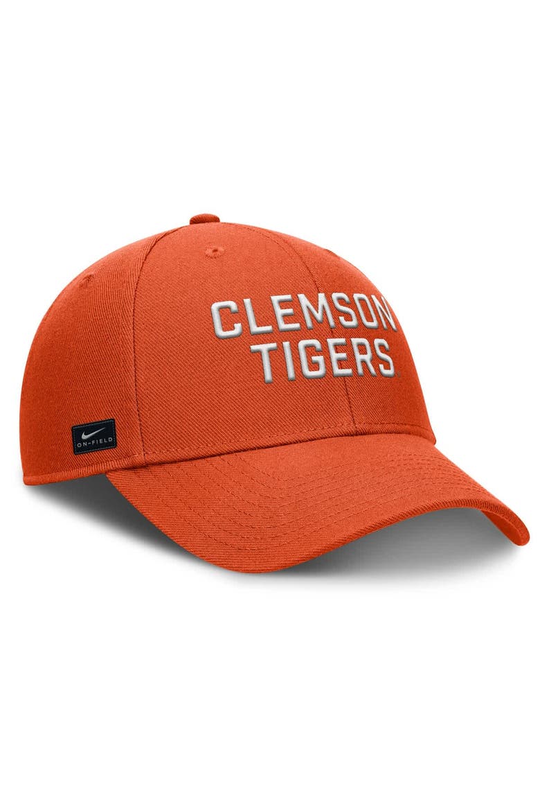 Men's Nike  Orange Clemson Tigers Rise Practice Adjustable Hat, Alternate, color, Orange