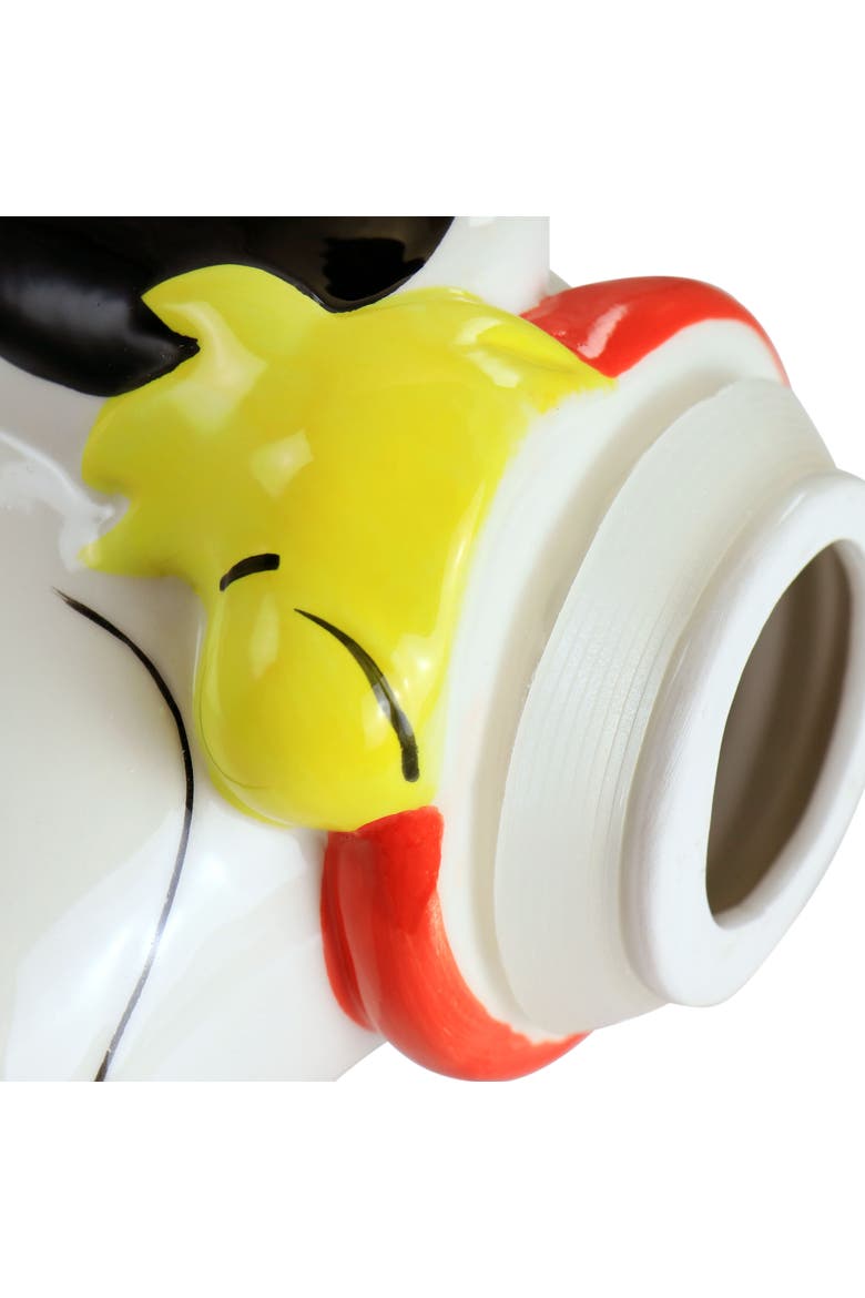 Classic Snoopy Cookie Jar, Alternate, color, White