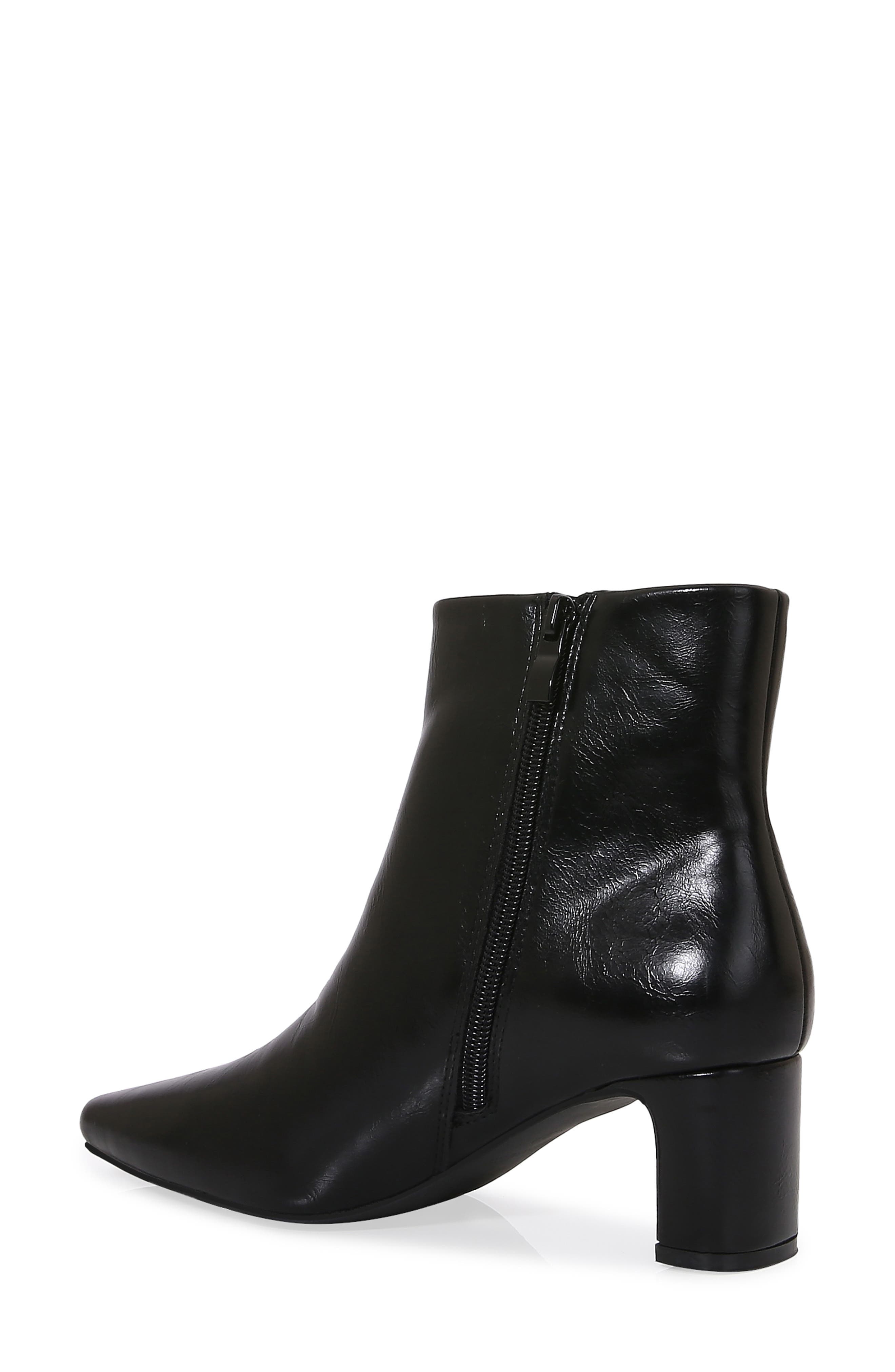 BERNESS Crinkle Textured Bootie, Alternate, color, Black