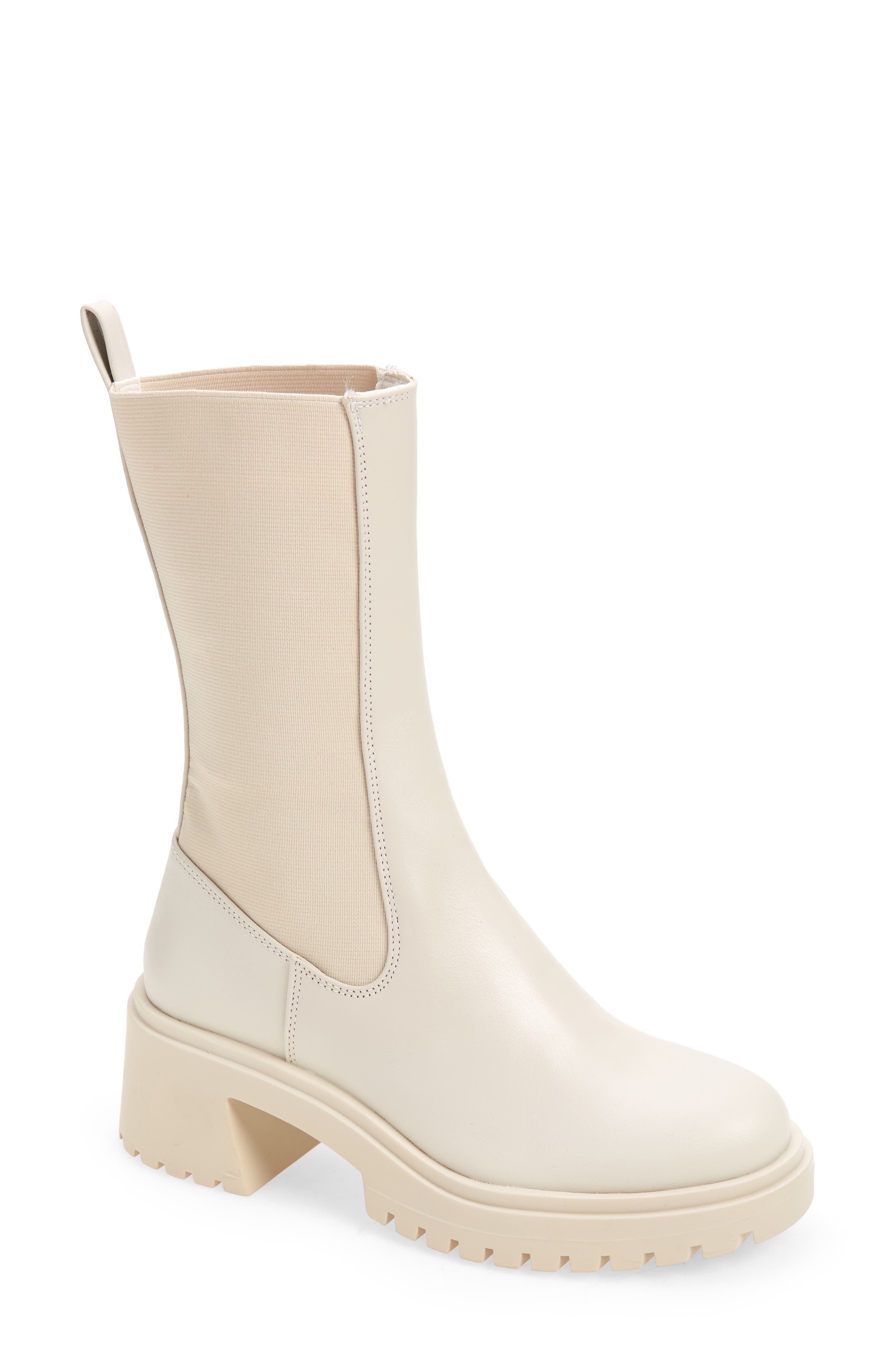 Hesitant Chelsea Boot, Main, color, BONE