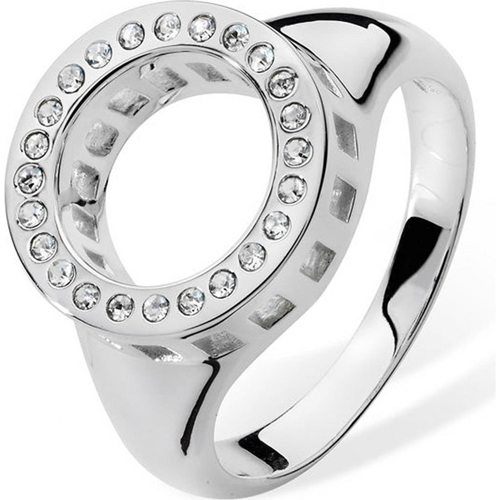 Lucy Quartermaine Art Deco Halo Ring in Sterling Silver  product