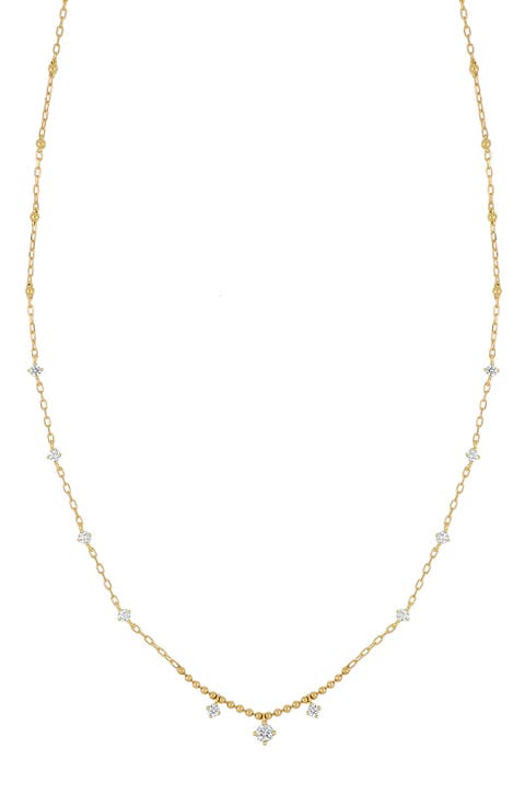 Mykonos Diamond By the Yard Station Necklace (Online Trunk Show)