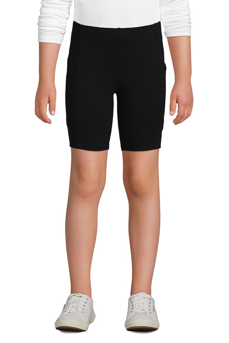 Girls Tough Cotton Bike Shorts, Alternate, color, Black