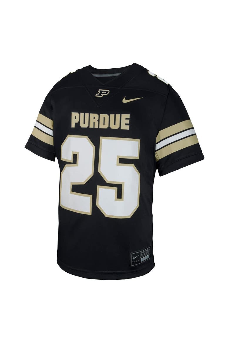 Youth Nike #1 Black Purdue Boilermakers  Untouchable Replica Game Jersey, Alternate, color, Black