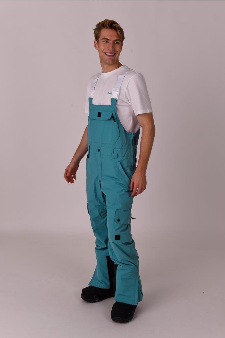 Yeh Man Bib Pant - Teal, Alternate, color, TEAL