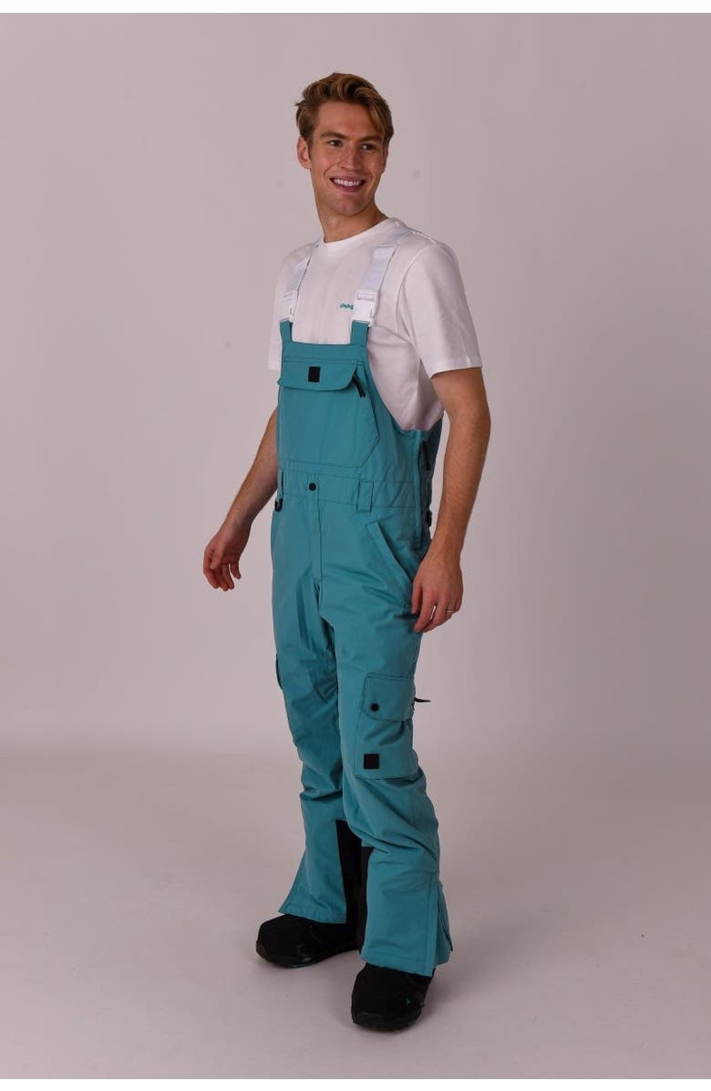 OOSC Yeh Man Bib Pant - Teal, Alternate, color, 