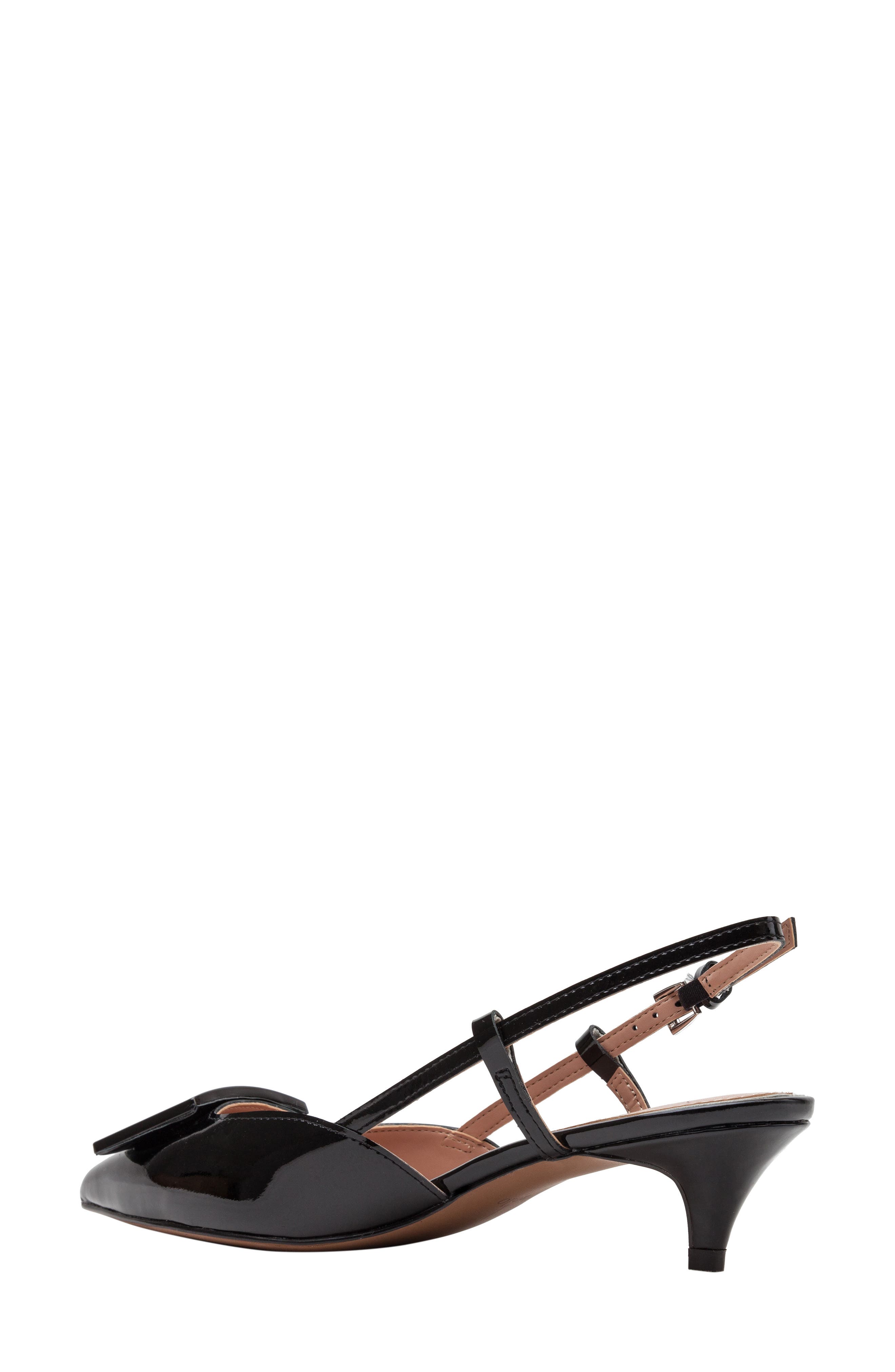 Linea Paolo Cyprus Slingback Pointed Toe Pump, Alternate, color, Black