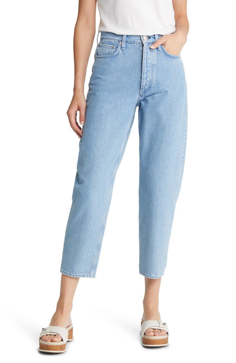 rag & bone Alissa High Waist Barrel Straight Leg Jeans, Main, color,