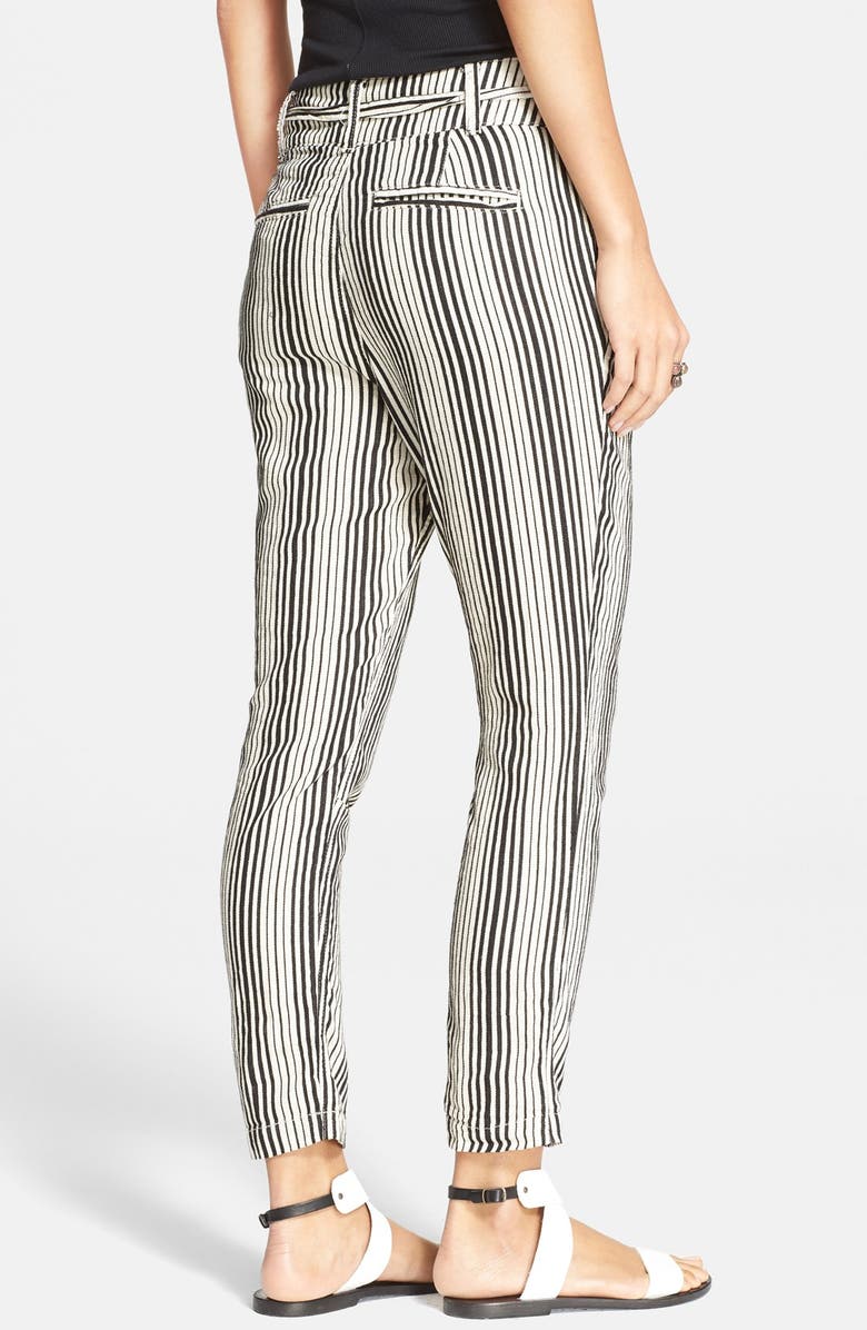Free People Stripe Beach Trousers, Alternate, color,