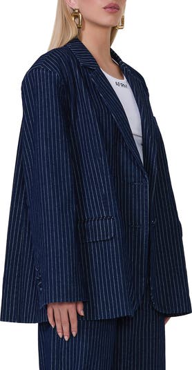 Joette Oversize Cotton Blend Blazer